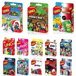 ЕДНО ОБРАТЯВАНЕ! Настолни игри UNO Cards Harry Narutos Super Mario Christmas Card Table Game Игра за възрастни Играчка за подарък за рожден ден на дете