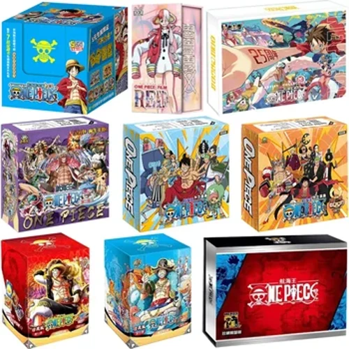One Piece Collections Rare Cards Box Booster Pack Anime Luffy Zoro Nami Chopper TCG Igra Zbirateljska kartica Otroško rojstnodnevno darilo