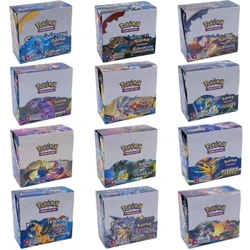 Pokemon-kaart in Engelse evolutie Glanzende kaart Pikachu Trading Booster Box Game Scarlet Violet Collectiekaarten Kinderen spelen speelgoed