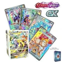 2024Inguqulo entsha yolimi lwesiNgisi Amakhadi e-Pokemon angu-100Pcs Pokemon Cartas 38 V 59MAX GX Izingane Zempi Yegeyimu ye-Tag Team Shining Vmax