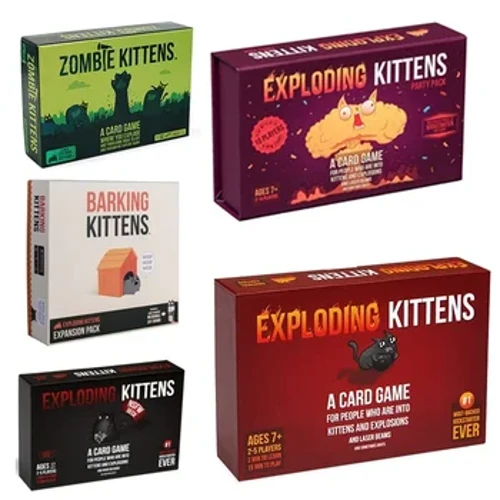 Exploding Kittens Kartenspiel Originalausgabe NSFW Party Streaking Kittens Imploding Kittens Erweiterung Barking Kittens Bears vs B