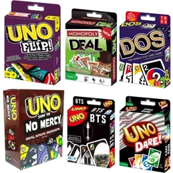 UNO Lật! SHOWEM NO MERCY Gia Đình Vui Nhộn Giải Trí Board Game Chơi Bài Vui Nhộn Hộp Quà Tặng Trò Chơi Bài Uno