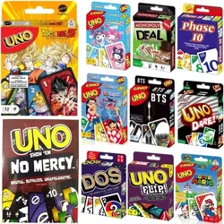 UNO Dragon Ball Matching Game Card SHOWEM uno Dim trugaredd Cerdyn Aml-chwaraewr Parti Teulu Gêm fwrdd Ffrindiau Doniol Adloniant Pocer