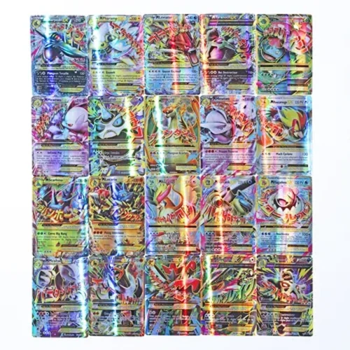 20PCS bagong French Pokemon Card Vstar V GX MEGA TAG TEAM EX Game Battle Card mainit na sale