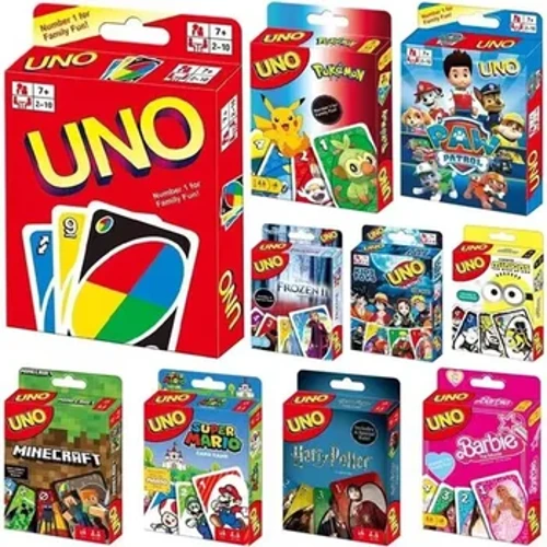 Bài UNO Board Game Anime Hoạt Hình Hình Họa Tiết Gia Đình Vui Nhộn Giải Trí Uno Thẻ Trò Chơi Quà Tặng Giáng Sinh