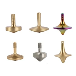 Güroskoobi algus, metallist messingist keerlev top Fidget Mänguasjad Güroskoop Creative lauaarvuti väike minikäevurr lastele täiskasvanutele