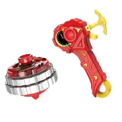 Luminous Combat Gyroscope Alloy Kombinatioun Liicht Drawstring Gyro Magic Glitter Spinning Top Kanner Chrëschtdag Gebuertsdagscadeau