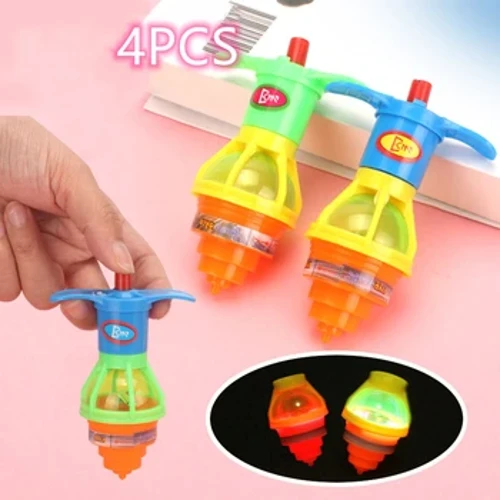 Sáng Lên Con Quay Ngọn Dạ Quang Nhiều Màu Sắc Top Đẩy Đồ Chơi Cổ Điển Con Quay Hồi Chuyển Mới Lạ Số Lượng Lớn Đồ Chơi Dự Tiệc Cho Trẻ Em