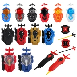 2-Way SPINNING TOP Burst Launcher CUSTOM ขวาและซ้าย Gyro ดึงลวด SPINNING TOP อุปกรณ์เสริมของเล่นเด็กของเล่นเด็ก