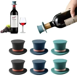 Gellir Ailddefnyddio Stopiwr Gwin sy'n Atal Gollyngiad Silicôn Affeithwyr Bartender Affeithwyr Champagne Wisgi Potel Cap Bar Coctel Barware Cegin
