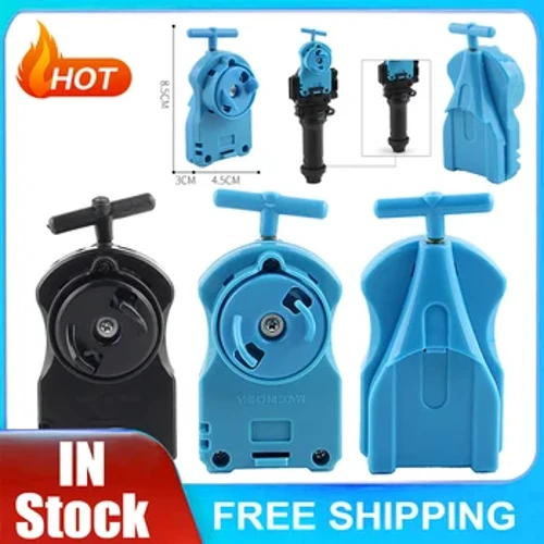 Plastikowy Beyblade Burst Starter Cable Launcher Spin Top Akcesoria do zabawek Zestaw podarunkowy Bayblade Bączek Dla dzieci Czarny / Niebieski