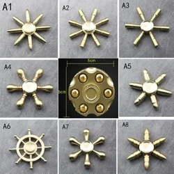 Metal Gyro Errendimendu bikaina Spinning Deskonpresioa Top Totem Inprimatu Spinning Jostailuak Zinetiko Bikaina Biribildua TDAH arintzea