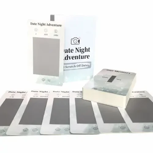 Visokokvalitetna Engleska Date Night Adventure Card Game 40 Scratch Off Days Game Card Par Q&A Game Porodično okupljanje Game Card