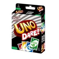 Mattel mängud UNO DARE! Kaardimäng Multiplayer UNO kaardimäng Pere Peomängud Mänguasjad Lapsed Mänguasi Mängukaardid