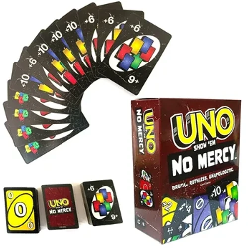 Гульня Uno No mercy Настольныя гульні UNO Cards Table Family Party Entertainment UNO Games Card Toys Дзеці Дзень нараджэння Каляды