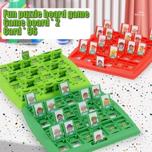 Jeu de société devinez qui je suis, jouet d'interaction parent-enfant, raisonnement logique, puzzle pour enfants, devinez-moi, vous, mon personnage, échiquier