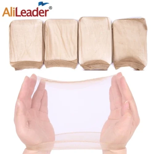 Billig 10/20 stk Hd paryk tynd strømpe hætte paryk Deluxe paryk hætte hårnet til vævning Nylon stretch mesh paryk hætte Hd paryk hætter til parykker