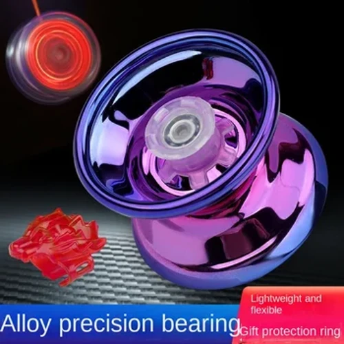 Yoyo kim loại nhôm chuyên nghiệp dành cho trẻ em và người mới bắt đầu. Metal Yo YOS cho trẻ em và người lớn với phụ kiện Yo Yo