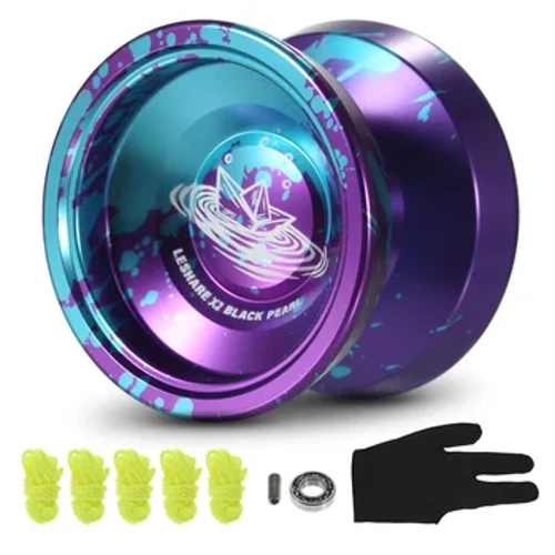 Sfera Yoyo professionale in alluminio colorato con cuscinetto a sfera Yoyo in acciaio inossidabile adatta a bambini e principianti Classico avanzato T