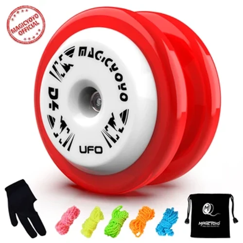MAGICYOYO D4 UFO reageeriv jojo, professionaalne looping jojo komplektide jaoks algajatele, plastikust jojo, mis sobib suurepäraselt 2A trikkide jaoks