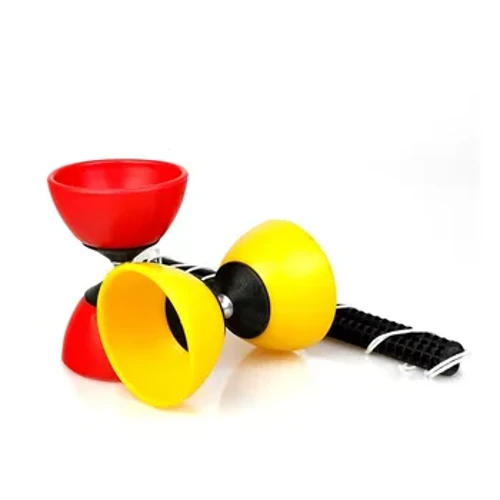 Ngộ nghĩnh Trung Quốc YOYO 3 Mang Diabolo Bộ Que Kim Loại Túi Đồ Chơi Dành Cho Trẻ Em Người Lớn Người Cao Tuổi Người đồ chơi