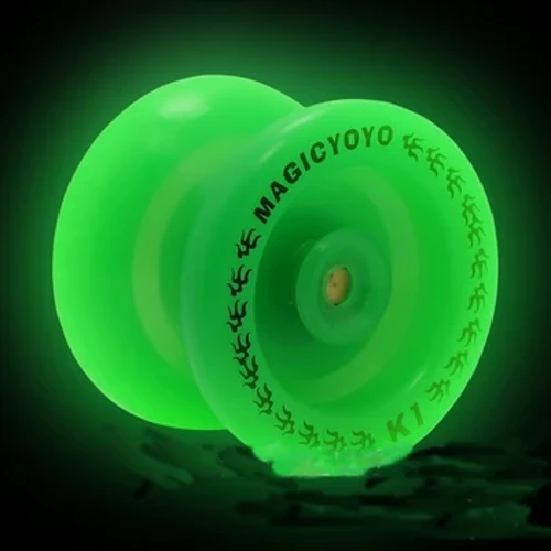 Magic yoyo K1 lysende profesjonelle jojo-tilpasset plast flerfargede jojo-barneleker