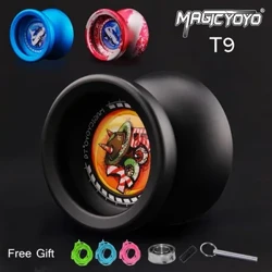 MAGICYOYO T9 Người Mới Nâng Cao Yoyo Chuyên Nghiệp Hợp Kim Nhôm Nhạy Cảm Lạ Mắt Yoyo Đồ Chơi Trẻ Em Tặng Phụ Kiện Cao Cấp Miễn Phí