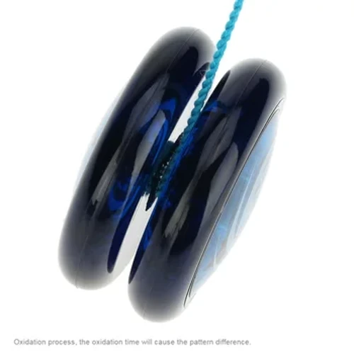 I-Magic Yoyo D1 Poly Carbonate Plastic Loop Yo-yo Narrow Plain Shaft Star Burst System enentambo yokuphotha yezingane