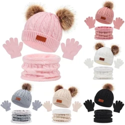 Pāle hoʻoilo ʻo nā pēpē i hoʻonohonoho ʻia i nā mīkina lima huluhulu i ulana ʻia i nā keiki Beanie pāpale pēpē no nā kaikamahine no nā keiki kāne i nā mea pono o ka pāpale pēpē pēpē pēpē pēpē 1-5Y.
