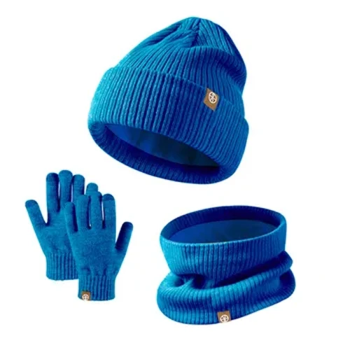 Topi Musim Dingin dan Sarung Tangan Anak Musim Dingin Topi Sarung Tangan Set Selendang Gadis Balita Anak Topi dengan Pom Knit Neck Warmer Gaiter Mittens