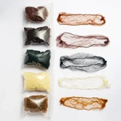 Păr de păr de nylon de 5 mm plasă invizibilă de unică folosință de unică folosință de balet profesionist profesionist cap de flori netinvisible elastic de ochi de ochi