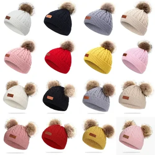 Bébé hiver chapeau écharpe gants ensemble mignon extérieur chaud en peluche balle chapeau écharpe gants costume pour fille garçon décontracté couleur unie infantile chapeau