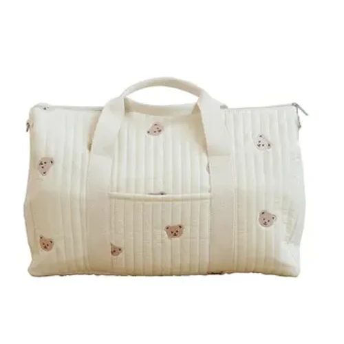 Neie Grousse Teddy Bear Boston Bag Mommy Bag Liichtgewiicht Späichere Portable Diagonal Cross Travel Bag Gëeegent fir alldeeglech Benotzung