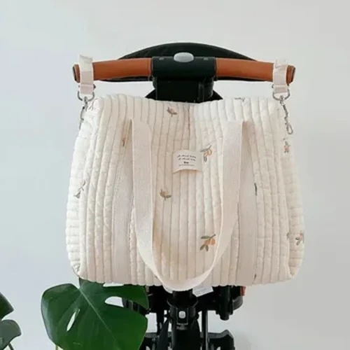 Túi Tã Cho Bé Xe Đẩy Cho Bé Tã Túi Sắp Xếp Mền Chần Gòn Thêu Mẹ Túi Trẻ Em Phụ Kiện Thay Đổi Túi Bảo Quản Hoặc Mẹ
