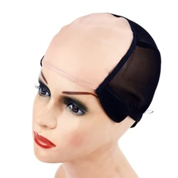 Tampas de peruca MONO para fazer perucas com alça ajustável, redes de cabelo mono rendas fortes e duráveis ​​5X5
