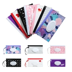 EVA Baby Natte Wipe Pouch Doekjes Houder Case Flip Cover Snap-Strap Herbruikbare Hervulbare Natte Wipe Bag Outdoor Handige Tissue Box