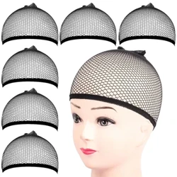 HENRY MARGU TREND Zwart Mesh Net Pruik Caps Liner Weven Caps voor Pruiken Elastisch Haar Net Close End Visnet Pruik Caps Gemiddelde Grootte