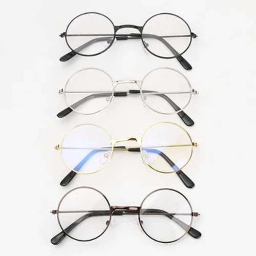 Plant Bach Rownd Drych Fflat Babanod Newydd-anedig Dillad Affeithwyr Kids Glasses Addurniadol Ffotograffiaeth Props Stiwdio Shoot