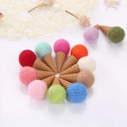 Sơ Sinh Cảm Thấy Làm Kem Đạo Cụ Nhỏ Bé Gái Bé Trai Buổi Chụp Hình Handmade Cảm Thấy Đạo Cụ Chụp Ảnh Phụ Kiện
