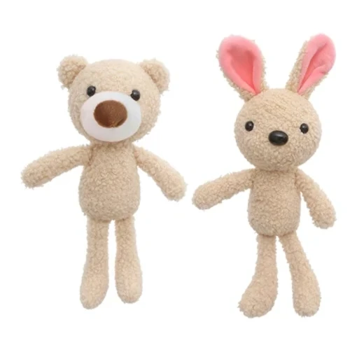 HUYU Animal drăguț de pluș Mic iepuraș ursuleț de pluș Accesoriu de modă Breloc Rucsac Decorații Cadou pentru copii Breloc geantă