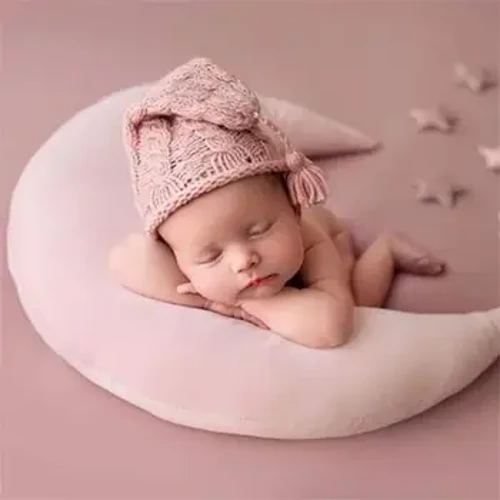 Νεογέννητα στηρίγματα φωτογραφίας Baby Posing Moon Stars Σετ μαξιλαριού για βρέφη Λήψη φωτογραφιών Αξεσουάρ φωτογραφιών για διακοσμήσεις σπιτιού