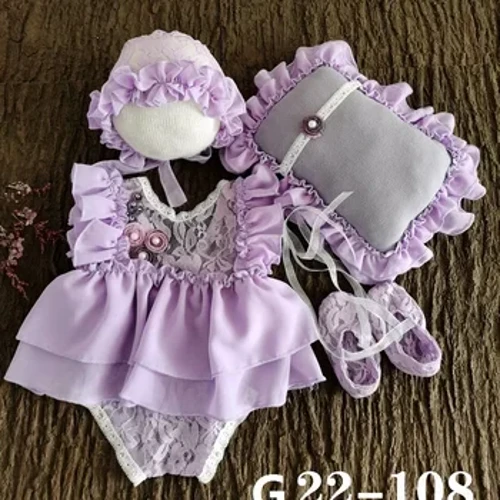 Mea Fa'akomepiuta Fa'ato'a Fanau Pepe Pepe Teine Lace Lace Romper Bodysuits Pu'ega Ata La'ei Mea e Fa'aoga Pepe Teuga