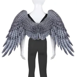 Αποκριάτικη στολή 3D Angel Wings με ελαστικές τιράντες Halloween Party Mardi Gras Feather Fing Adult Kids Evil Cosplay αξεσουάρ