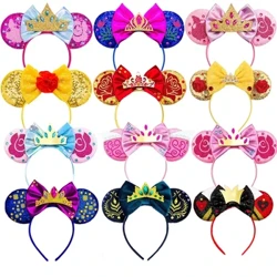 ความงามและ Beast Headbands หญิง Belle อุปกรณ์เสริมผมเด็ก Enchanted Rose หู Hairband เด็ก Crown Bow Headwear การถ่ายภาพเด็ก