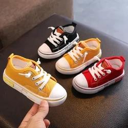 Sepatu Kanvas Anak-anak Musim Semi lan Musim Gugur Fashion Sepatu Papan Bayi Anak-anak Sepatu Breathable Sepatu Kasual Anak-anak