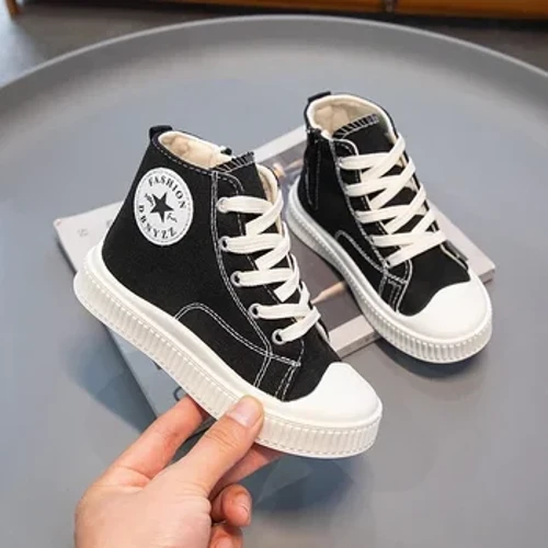 Sepatu Kanvas Anak-anak Sepatu Sneakers Anak Laki-laki Dhuwur Anak Laki-laki Musim Gugur Sepatu Breathble Musim Gugur Musim Dingin Fashion Anak-anak Kasual Sepatu Bot Balita