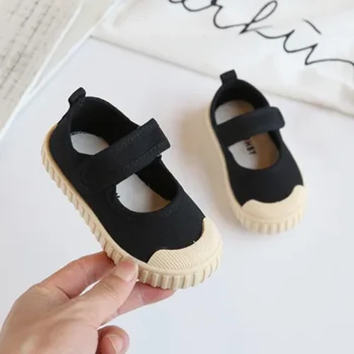 Bróga Canbhás Páistí Buachaillí Cailíní Sneakers Babaí Breathable Lightweight Bog Neamh-duillín Buachaillí Cailíní Bróga Canbhás Leanaí Bróga Ócáideacha