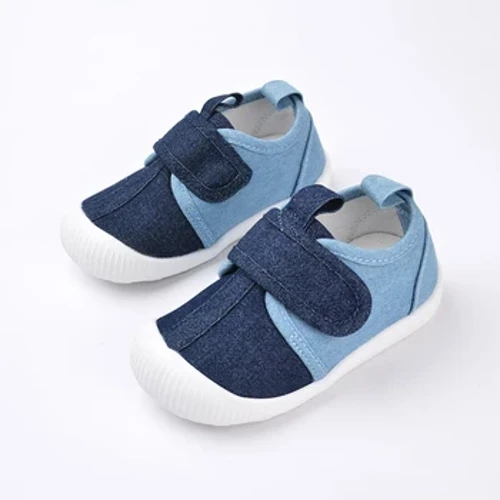 Unisex děti Outdoorové sporty Dobrá kvalita Tenisky Denní chůze Pohodlné Prodyšné Modré plátěné ploché boty EW9S16