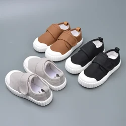 Trẻ Em Xuân Hè Chống Trơn Trượt Thời Trang Da Báo Giày Trẻ Em Đi Chơi Đi Bộ Vải ED7027 ED7028