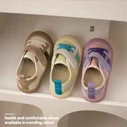 2024 New Spring Bayi Sepatu Anak Perempuan Fashion Kanvas Sepatu Laki-laki Fungsional Sepatu Kasual Anak Anti-slip Soft Sneakers